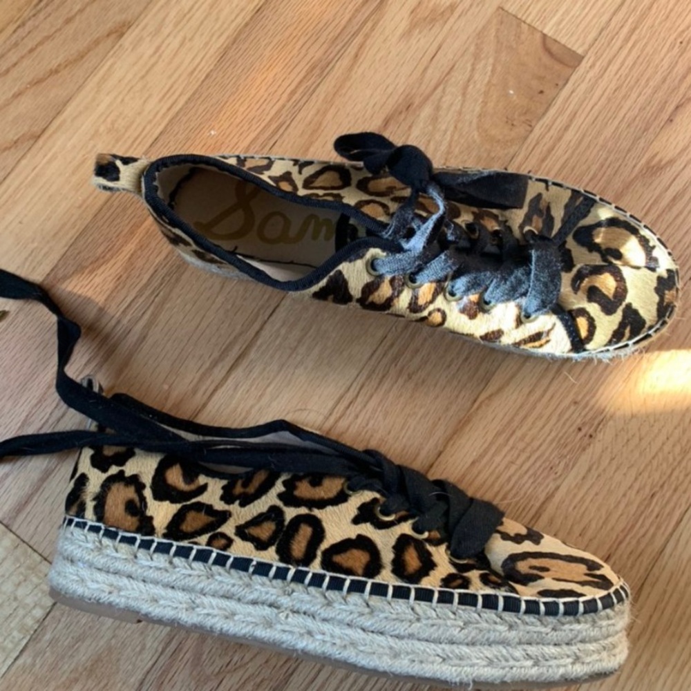 Sam Edelman leopard/ cheetah sneakers
